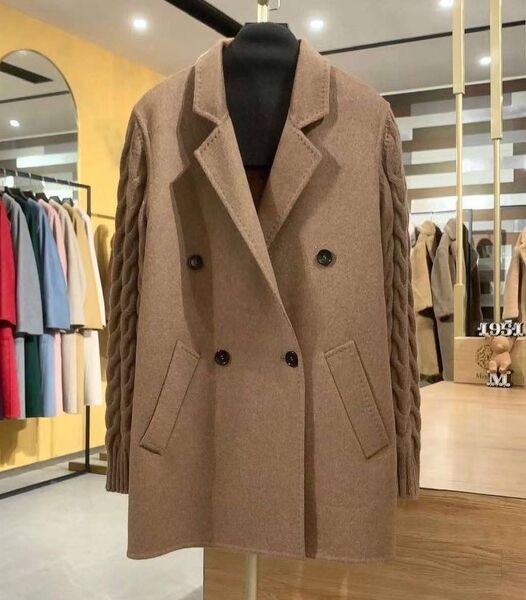 Пальто Max Mara женский бежевый 141388