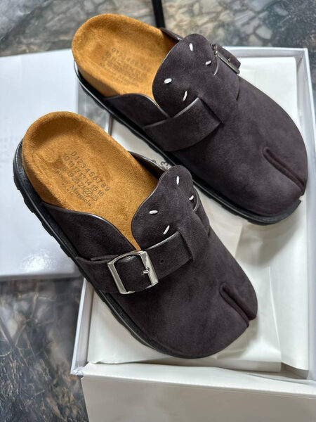 Сабо Maison Margiela женский замша графитовый 156507-2