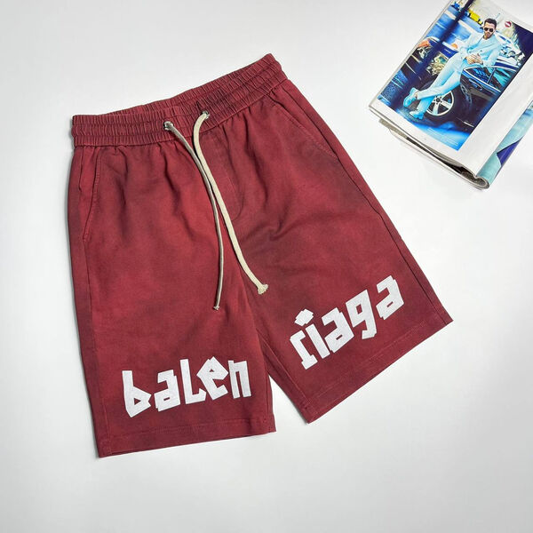 Мужские шорты Balenciaga мужской винный 153303