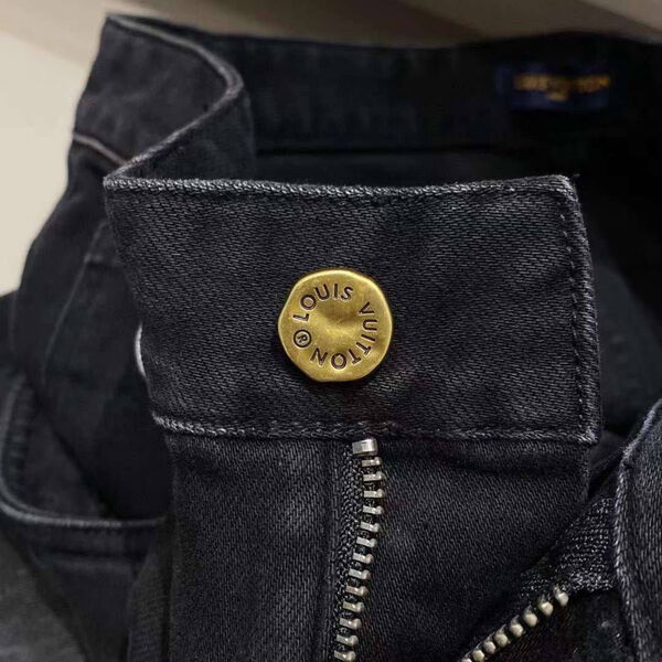 Мужские джинсы Louis Vuitton мужской джинса черный 131613-6