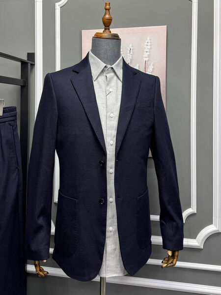 Мужской костюм Loro Piana мужской синий 168650-2