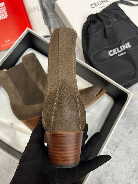 Ботильоны Celine женский замша 162242-4