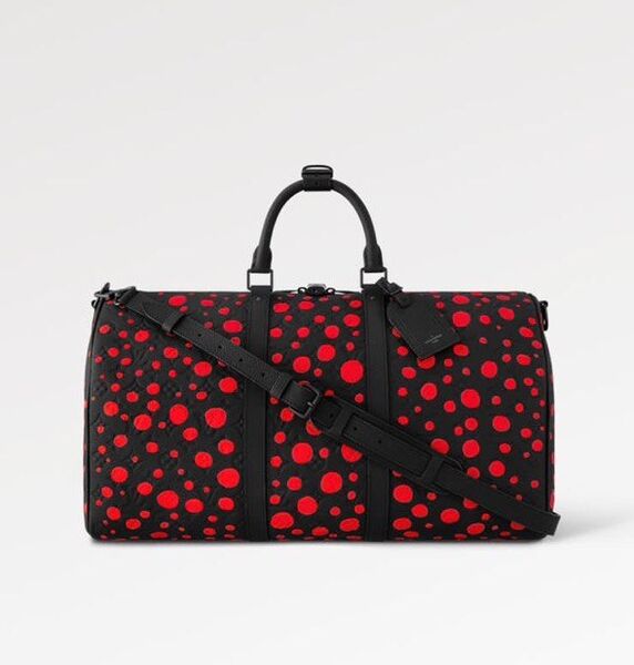 Дорожная сумка Louis Vuitton мужской кожа бордовый 108559-3