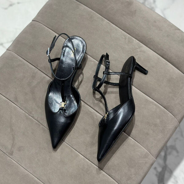 Туфли Celine женский кожа черный 104909-10