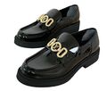 Лоферы Louis Vuitton женский кожа черный 106760-1