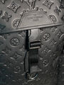 Мужской рюкзак Louis Vuitton мужской кожа черный 167094-5