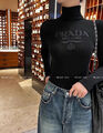 Водолазка Prada женский трикотаж черный 124945-10
