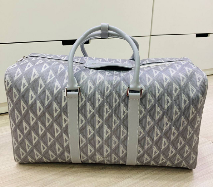 Дорожная сумка Christian Dior женский кожа графитовый 94264