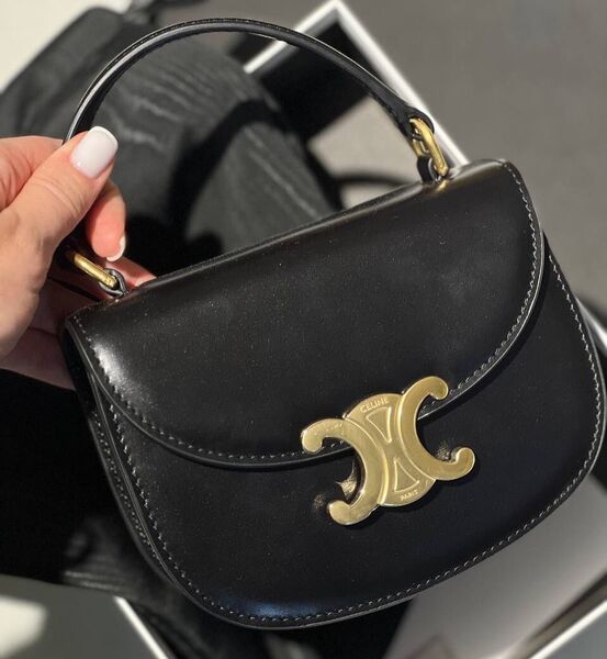 Сумка Celine женский кожа черный 107396
