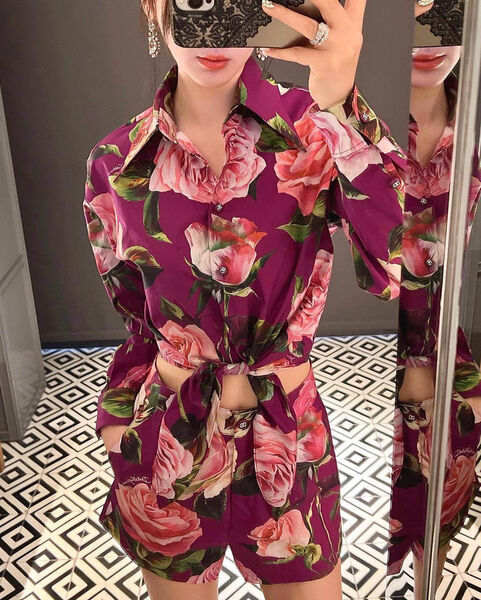 Костюм Dolce & Gabbana женский винный 184715