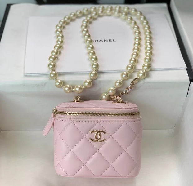 Сумка Chanel женский кожа розовый 73422