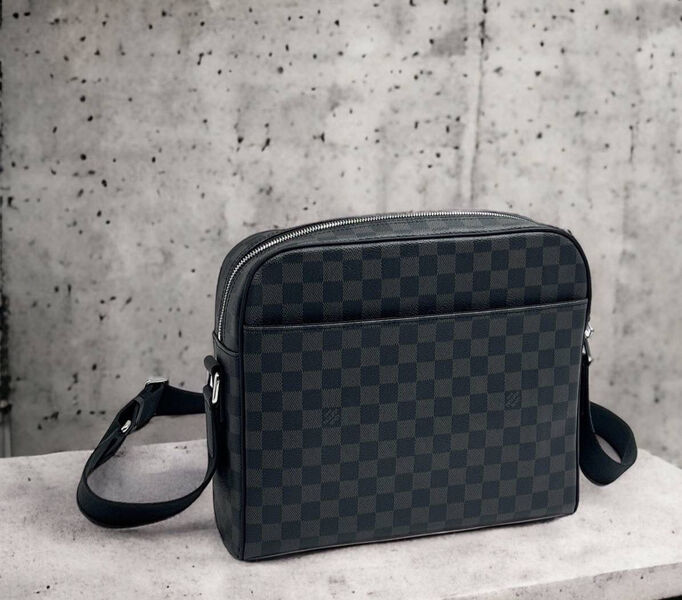 Мужская сумка мессенджер Louis Vuitton мужской канва черный 121768-2