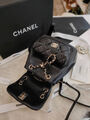 Рюкзак Chanel женский кожа черный 97234-3