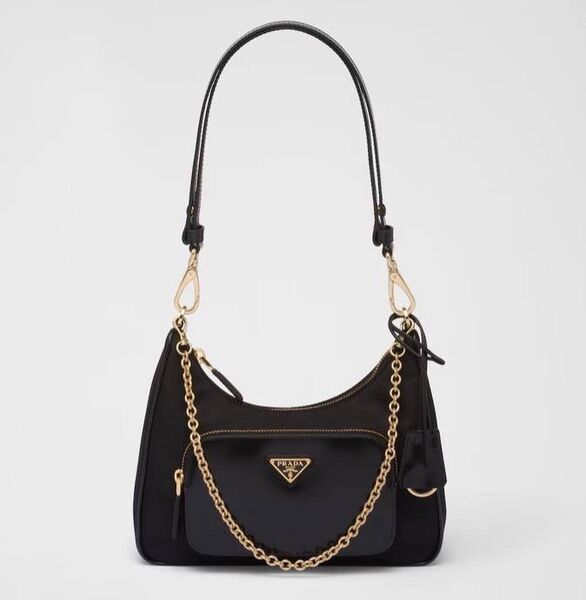 Сумка Prada женский кожа черный 137801