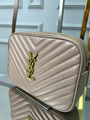 Сумка Saint Laurent женский кожа бежевый 97078-5