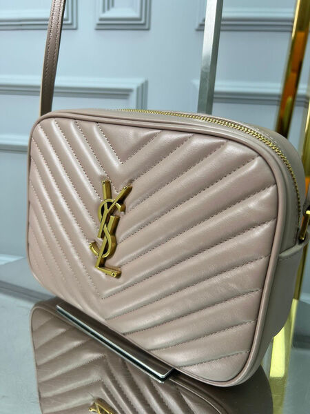 Сумка Saint Laurent женский кожа бежевый 97078-5