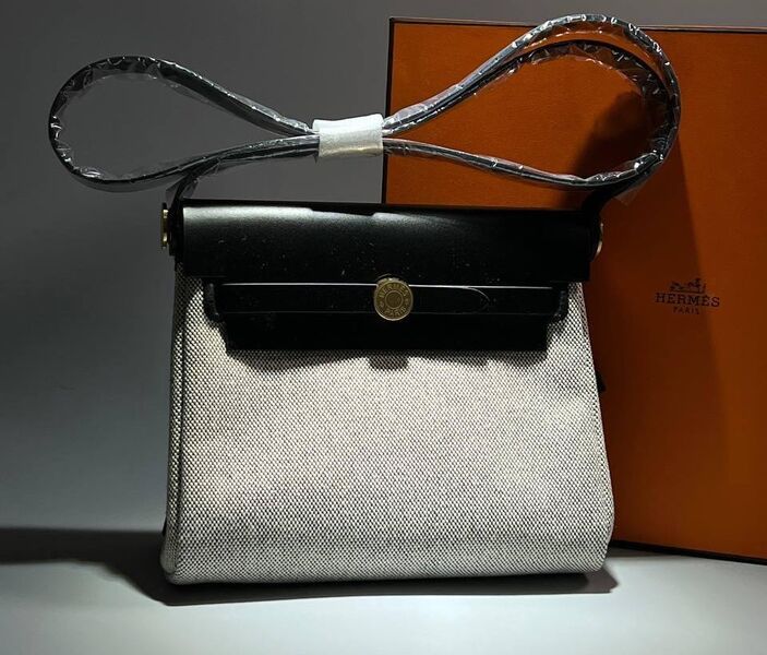 Сумка Hermèsherbag Mini женский кожа графитовый 191375