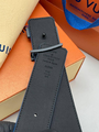 Мужской ремень Louis Vuitton мужской кожа синий 52982-5
