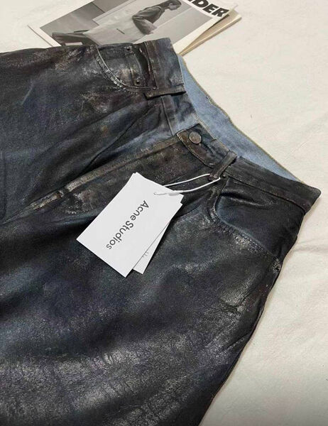 Джинсы Acne Studios женский джинса графитовый 197232-3