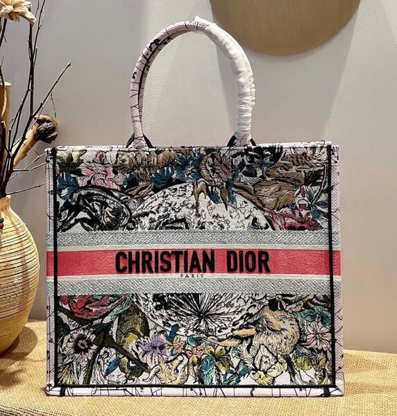 Сумка Christian Dior Book 41 женский текстиль болотный 74163