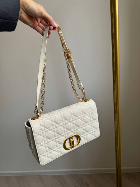 Сумка Christian Dior женский кожа белый 168154-3