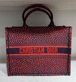 Сумка Christian Dior Book ( 41 см ) женский ткань бордовый 74182