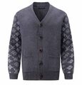 Мужской кардиган Louis Vuitton мужской трикотаж графитовый 168707-1