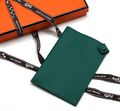 Обложка на паспорт Hermès женский кожа зеленый 55333