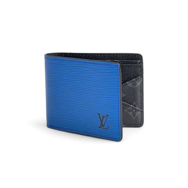 Мужской портмоне Louis Vuitton мужской кожа синий 149961-2