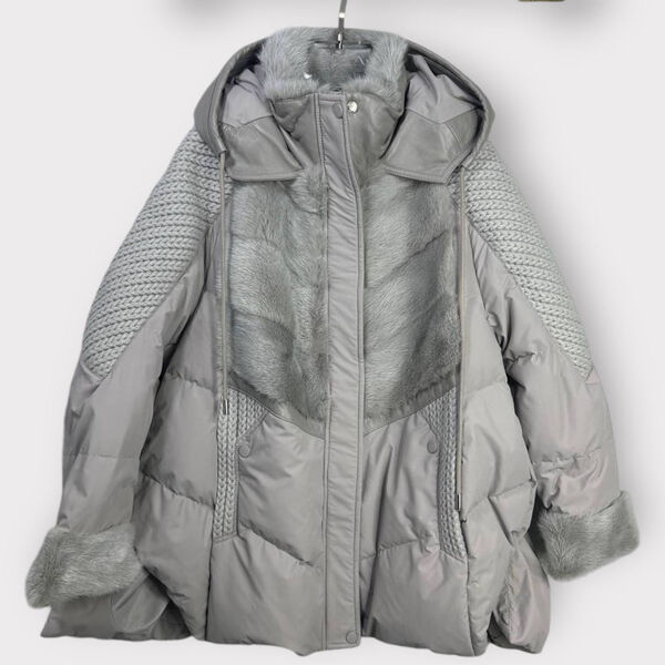 Пуховик Loro Piana женский графитовый 165970