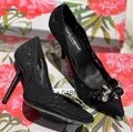 Туфли Dolce&Gabbana женский сетка черный 138806-1