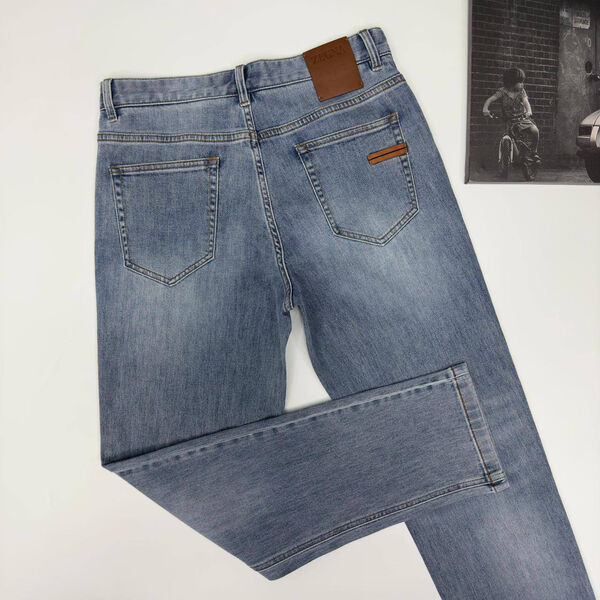 Мужские джинсы Zegna мужской джинса бирюзовый 152258-2