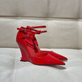 Туфли Ferragamo женский кожа бордовый 136787-4