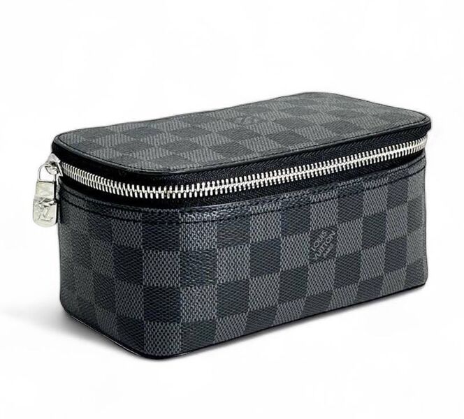 Косметичка Louis Vuitton женский канва графитовый 149938