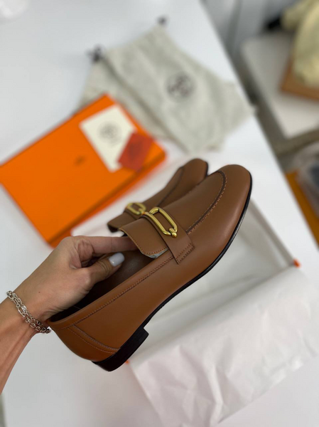 Лоферы Hermès женский кожа 40312-2
