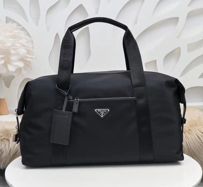 Дорожная сумка б/р Prada мужской нейлон черный 19298