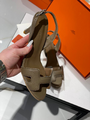 Босоножки Hermès женский кожа 12284-4