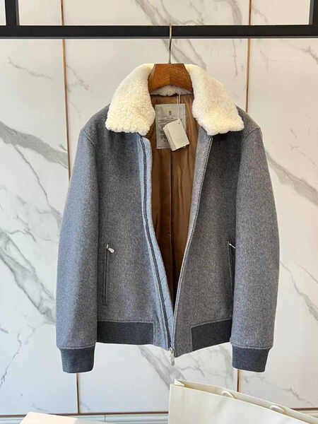Мужская куртка Brunello Cucinelli мужской графитовый 172000-3
