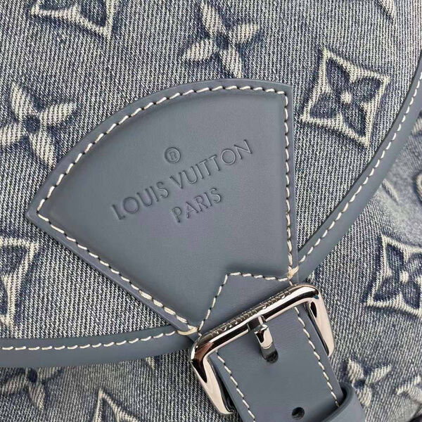 Мужской рюкзак Louis Vuitton мужской джинса графитовый 145924-5