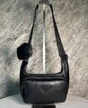 Мужская сумка мессенджер Prada мужской кожа черный 167086-1