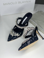 Туфли Manolo Blahnik женский черный 80831-4