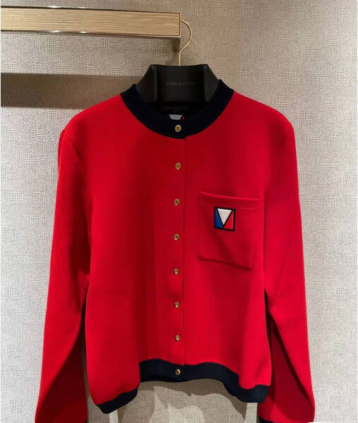 Бомбер Louis Vuitton женский бордовый 174784-2