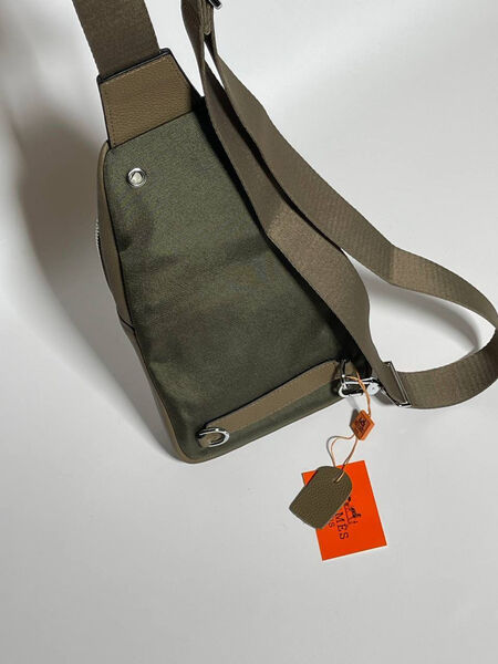 Мужская сумка слинг Hermès мужской кожа 132404-4