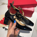 Туфли Valentino женский кожа черный 112125-3