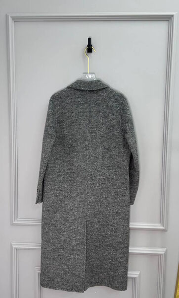 Пальто Prada женский серебристый 128989