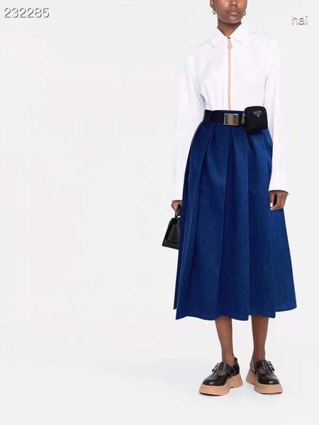 Юбка Prada женский синий 104199-2