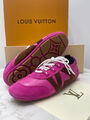 Кроссовки Louis Vuitton женский кожа бордовый 189735-2