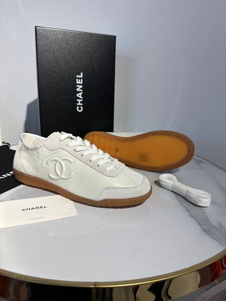 Кеды Chanel женский кожа графитовый 182926