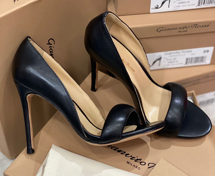 Туфли Gianvito Rossi женский кожа черный 80118