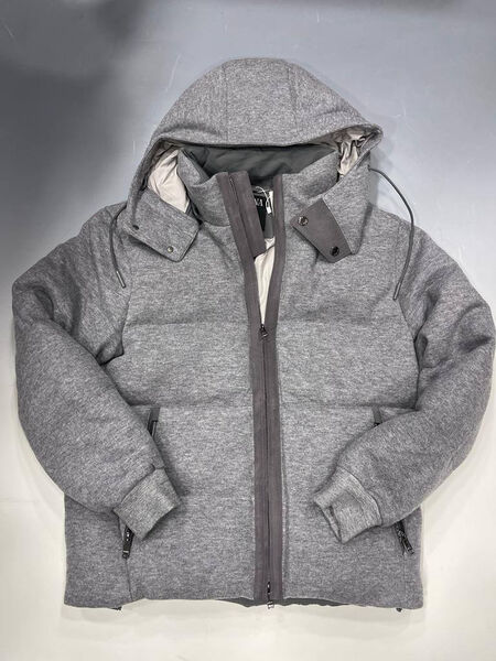 Мужской пуховик Zegna мужской графитовый 166531